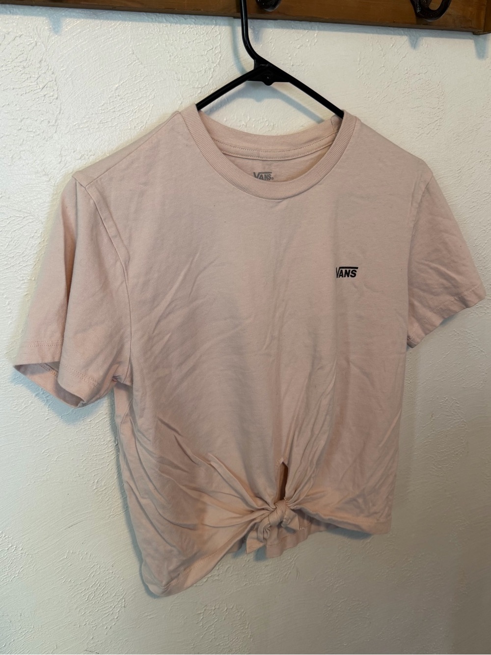 Vans Light Pink Short Sleeve Logo Tee